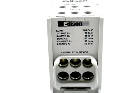 NEW EDISON EPDB306 POWER DISTRIBUTION BLOCK 600V 380 AMP