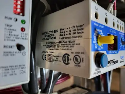 40hp, 600V, 100A, FVNR Starter, Size 3