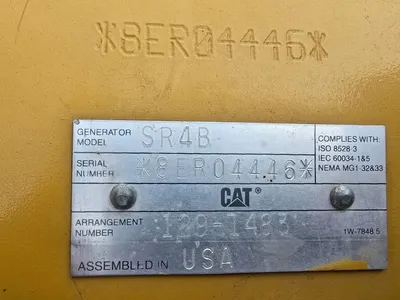 Caterpillar SR4B 320 KW PRIME Rated Generator End 12Lead 480V 481Amps 1800RPM #4