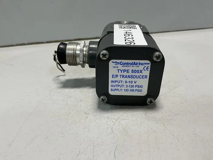 Used CONTROL AIR TYPE 500X Transducers Michigan US | Ideal Machinery #695875