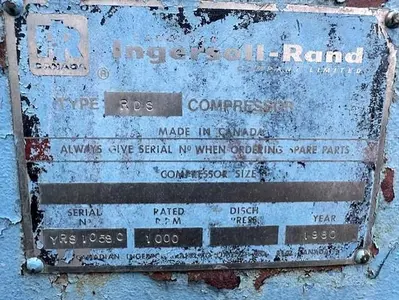 USED 1980 INGERSOLL RAND RDS