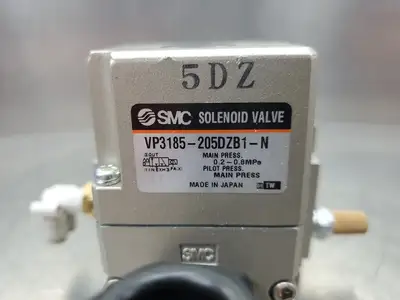 SMC VP3185-205DZB1-N 0.2-0.8MPa SOLENOID VALVE W/SMC Cable Unit. 6D-10