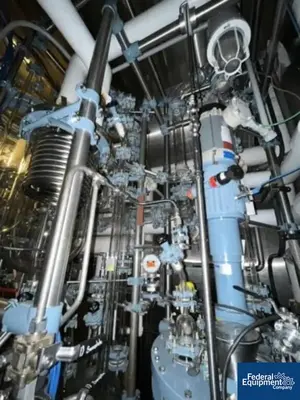 USED BUCHI 107/107 Liter Buchi Kilo Lab Reactor Train System, Glass Lined