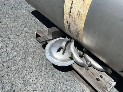 Tank, 425 Gallon, Stainless Steel, 55 PSI, DT/DB, Morfab #S744613
