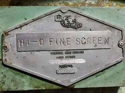 Hi-Q Fine Pressure Screen w/ 200 hp Motor