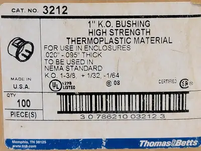 NEW THOMAS & BETTS 3212