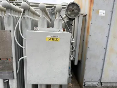 CUTLER HAMMER 2500 kVA HV 13.8kV–600Y/346V Substation Transformer W/ Switchgear