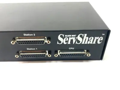 USED BLACK BOX SERVSHARE EXTERNAL STATION SWITCH