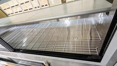 171-0314 72" Self Contained Full Service Seafood Meat Case Cooler