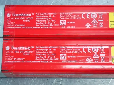 Used ALLENBRADLEY 450LE4FL1650YD Light Curtains & Grids Ohio US | HGR 24 #727966