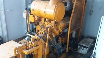 USED NATIONAL JWS-165-L, 4X5 TRIPLEX MUD PUMP PACKAGE