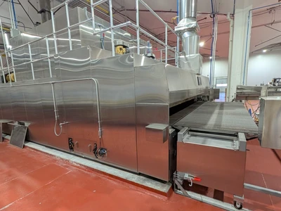 2024 Henry Group 5-zone indirect fired tunnel oven with loader and unloader