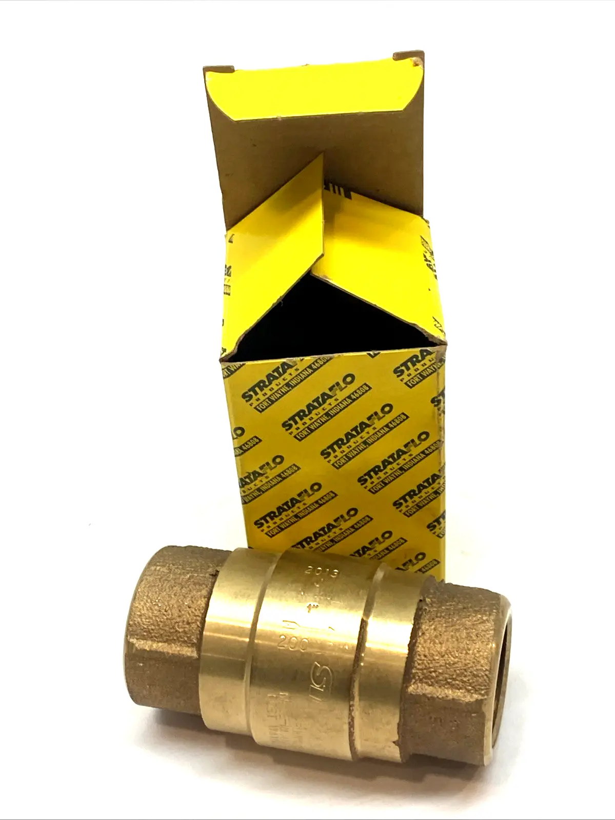 NEW STRATAFLO CHECK VALVE 1" FNPT BRONZE, BUNA-N SPRING POPPET