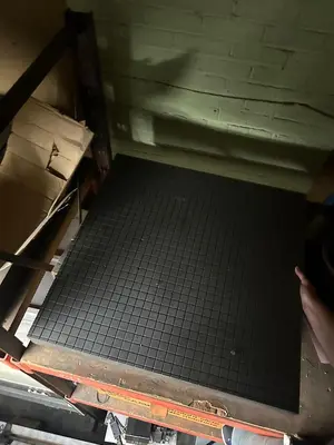 Precision 30" X 30" x 3" H Cast Iron - Lapping Work Table