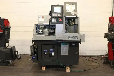 TSUGAMI B0203-III SWISS TYPE PRECISION CNC LATHE