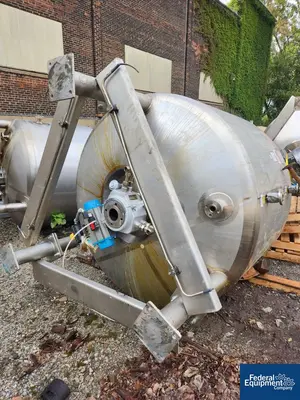 USED Stainless Fabrication 650 Gal SFI Twin Motion Kettle, 304 S/S, 15/150#