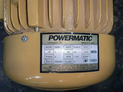 Used POWERMATIC DS20 Motors (misc) Ohio US | HGR 24 #1460581