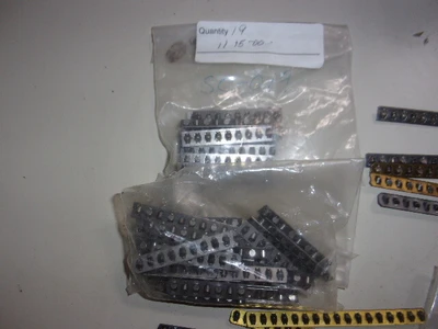 LOT OF (90) ROLLER CAGES FOR CROSSED ROLLER WAYS - MISC. SIZES FROM 5 ROLLER TO