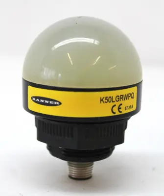 Banner Engineering K50LGRWPQ, 50mm General Purpose LED Indicator