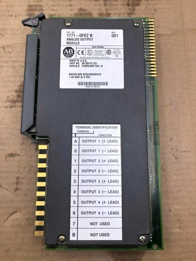 Allen Bradley 1771-OFE2/B PLC 5 Analog Output Module