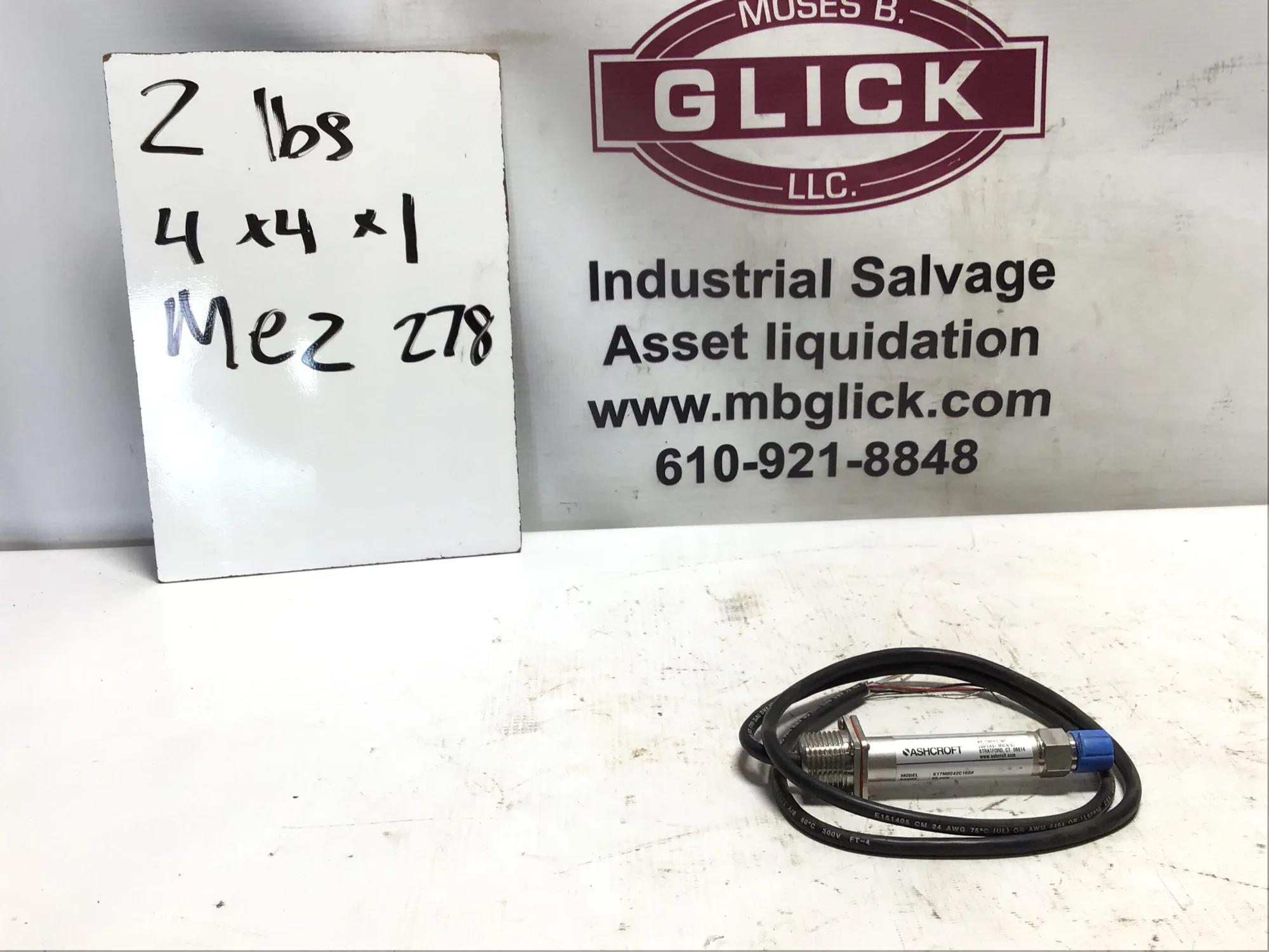 ASHCROFT Pressure Transmitter MODEL  :K17M02420160#