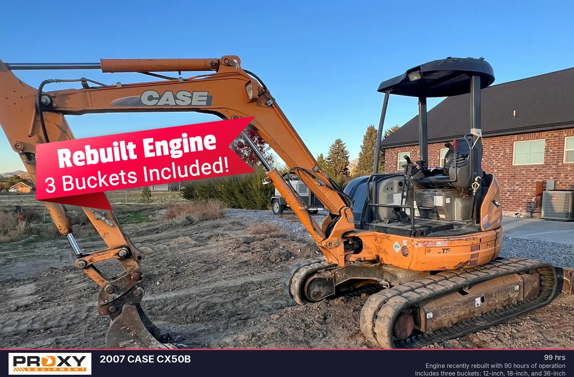 Used 2007 CASE CX50B Crawler Excavators - Mini Utah US | Proxy Equipment #1378964