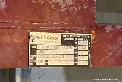USED BELL & GOSSETT E-1510 SSF