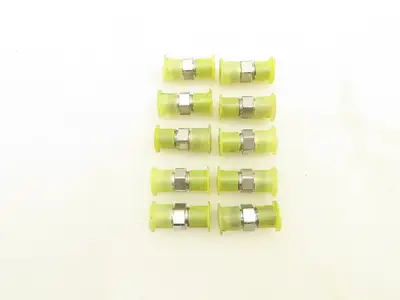 Parker Hydraulic 3/8"-6 JIC x 1/4" NPT 37° Flare Connector Fitting 316 Lot of 10