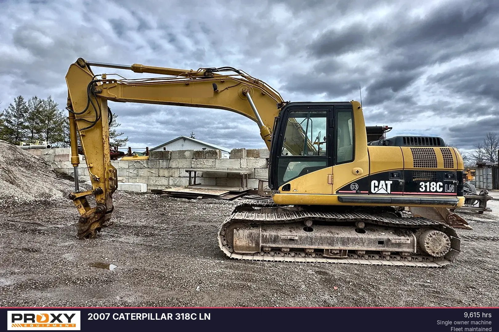Used 2007 CATERPILLAR 318C LN Crawler Excavators Pennsylvania US | Proxy Equipment #1378134