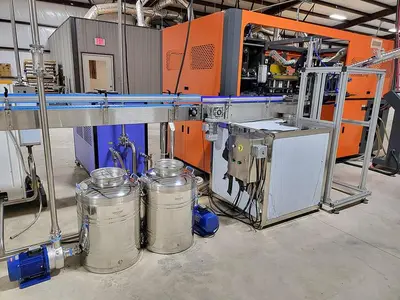Blow Molder, 4-Cavity, 5,550 BPH, High Pressure Compressors, System - #4650904