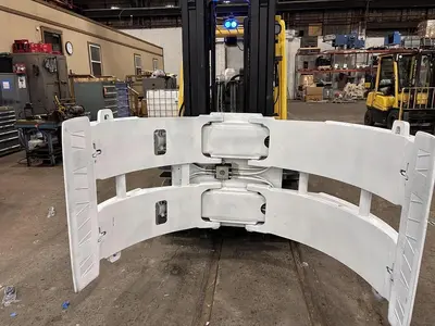 12,000 POUND HYSTER S120FTPRS FORKLIFT WITH 72" CASCADE CLAMP