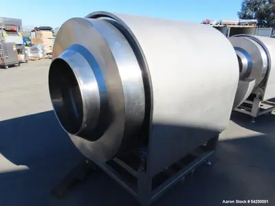 Used Shanghai Junyu JYC-500 Coating Drum for Sale – Stainless Steel, 1.5 HP Moto