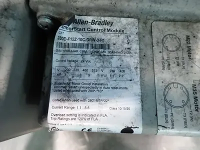 USED ALLENBRADLEY 280DF12Z10CGRW3P1