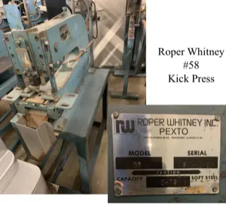 Used _UNKNOWN_ _UNKNOWN_ Kick Presses Washington US | Benoit Sheet Metal Equipment, Inc #1128607