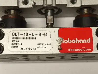DLT-10-L-B-4 | Destaco  Robohand Internal Air Cylinder Linear Thruster Slide - Used