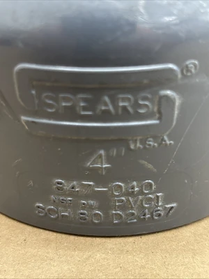 New | in-Stock SPEARS 857-040 Plumbing Equipment Indiana US | J&J Industrial Supply #1360867