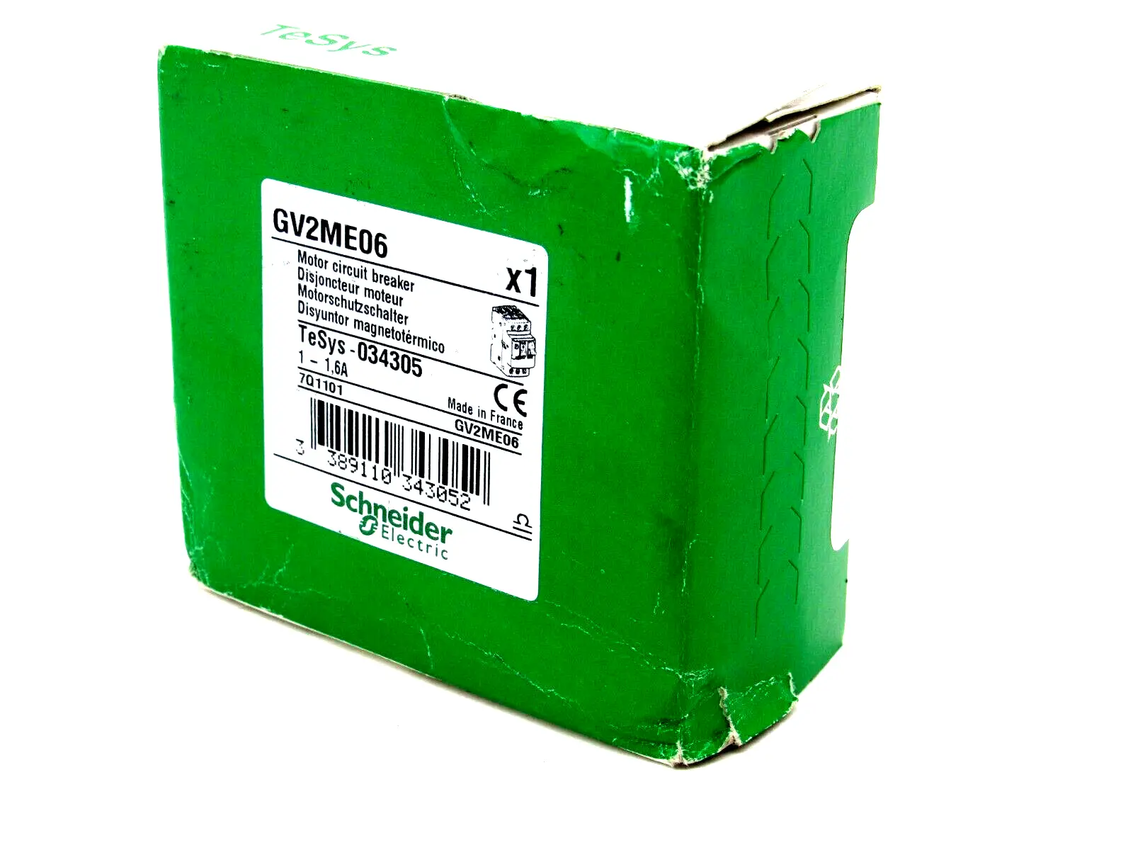NEW SEALED SCHNEIDER ELECTRIC GV2ME06 CIRCUIT BREAKER