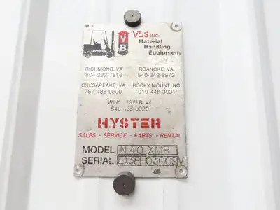 Hyster 16D7074.ST MM1520 Safety Foot Switch Presence Sensor N40 XMR Forklift