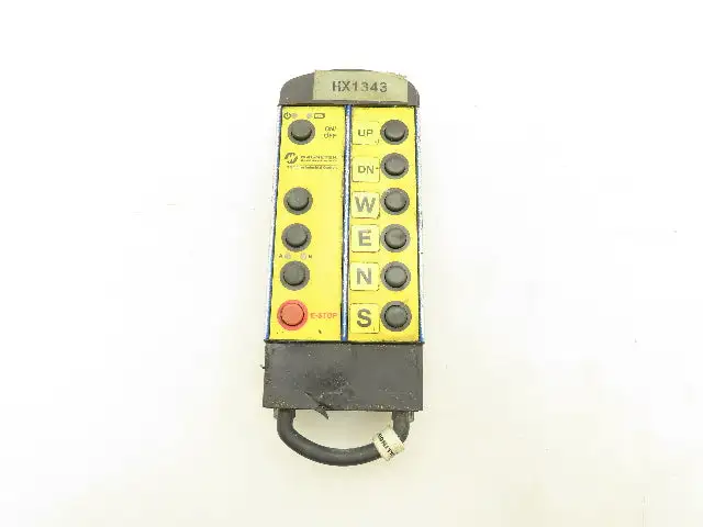 Magnetek TX12M-2 Telepilot Crane Hoist Radio Remote Control 6 Button 2 Speed