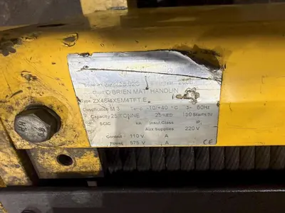 25 TON STREET OVERHEAD CRANE CABLE HOIST, NEW 2008: YOBRO #24830