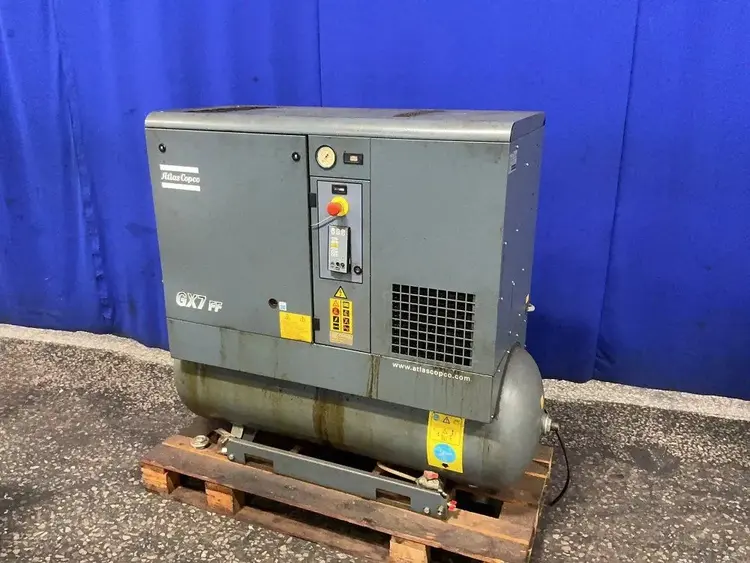 Used 2011 ATLAS COPCO GX7 FF Rotary Screw & Sliding Vane Air Compressors Ohio US | HGR 24 #1229497