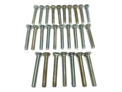 1/2"-13 X 4" Carriage Bolt Grade 2 LOT OF 27 SHELFWARE - New Other