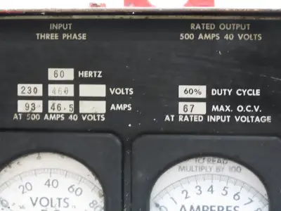 Lincoln 8794-M IDEALARC R3R 500 Amp DC Arc Stick Welder Power Source 3 PH Tested