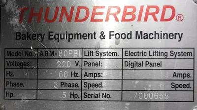 Used THUNDERBIRD _UNKNOWN_ Planetary Mixers Tennessee US | BAKE Marketing #391959