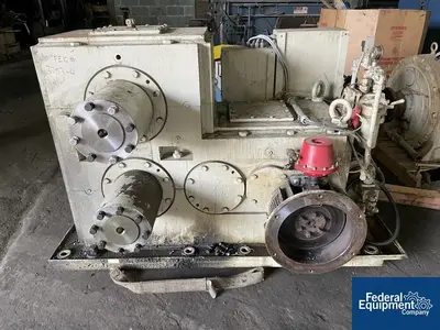 USED Berstorff 1,610 MM (63") Berstorff Vertical Two Roll Calander Sheet Stack
