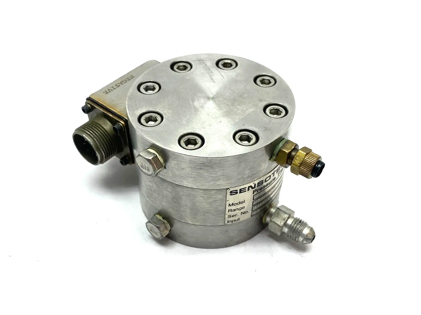 Used Sensotec Pressure Transducer 100psid 10VDC Pressure Transmitters Michigan US | Maverick Industrial Sales #1392810