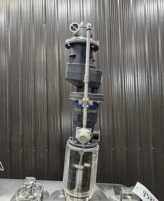 Used 250 Gallon Tank (Reactor), 316 Stainless Steel, With Air Mixer