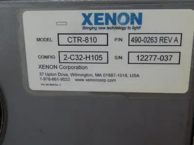 Xenon CTR-810 RC 800 UV Vis Pulsed Lighting System Controller 2-C32-H105 Config