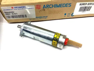 USED ARCHIMEDES PNEUMATIC GEARMOTOR 5077:1 RATIO 0.3KW