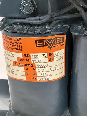 USED EMB WITTLICH PU90+GL90
